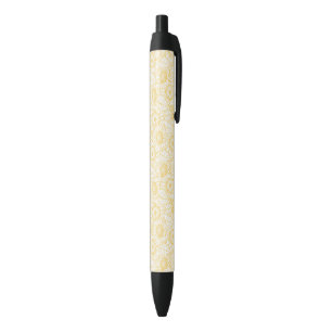 Stylo Noir Motif Sunny Sunflower