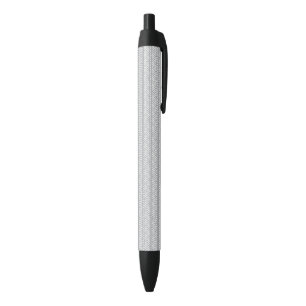 Stylo Noir Motif tiré par la main gris de Chevron