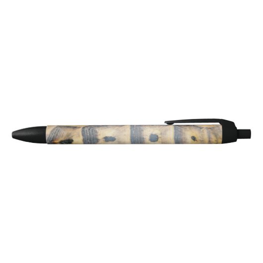 Stylo Noir Motif Tortoise Shell (Haut)