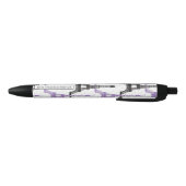 Stylo Noir Motif Tour Eiffel Chic violet Monogram (Bas)