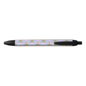 Stylo Noir motif transparent (Dos)