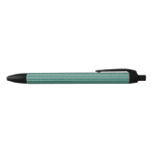 Stylo Noir Motif turquoise ornemental (Haut)