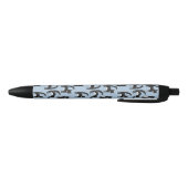 Stylo Noir Motif Tuxedo noir et blanc (Bas)