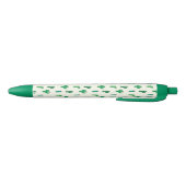 Stylo Noir Motif vert clair de cactus (Bas)