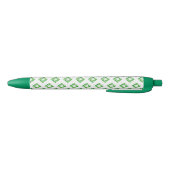 Stylo Noir Motif vert de dent de plaid (Bas)