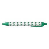 Stylo Noir Motif vert Dinosaur (Bas)