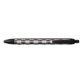 Stylo Noir Motif Vin Rosé (Dos)