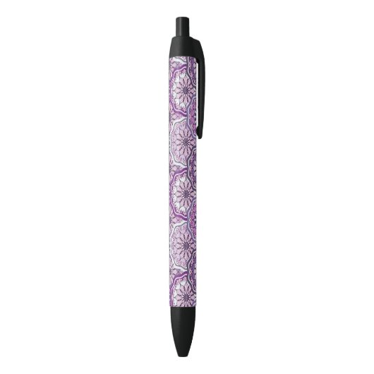 Stylo Noir Motif vintage (Bas (Vertical))