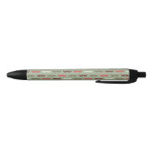 Stylo Noir Motif vintage avec la moustache (Bas)
