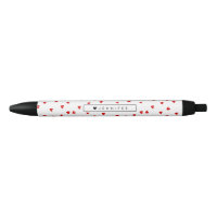 Motif Whimsical Red Hearts personnalisé