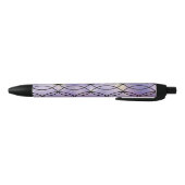 Stylo Noir Motif Zig Zag, violet (Bas)