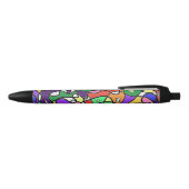 Stylo Noir  Motifs Abstraits  (Haut)