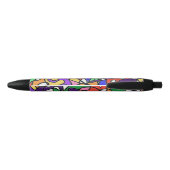 Stylo Noir  Motifs Abstraits  (Dos)