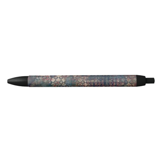 Stylo Noir Motifs sales avec le patchwork malpropre des (Devant)