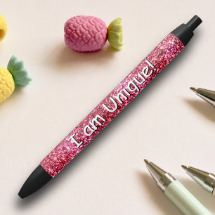 Stylo Noir Motivation et confiance en soi - Je suis Unique
