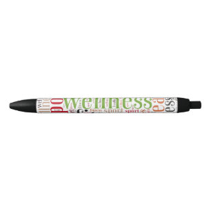 Stylo Noir Mots fitness