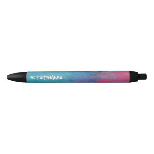 Stylo Noir Multi-Couleur, Artistique, Aquarelle