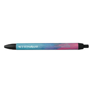 Stylo Noir Multi-Couleur, Artistique, Aquarelle