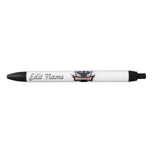 Stylo Noir Muscle de culturiste