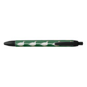Stylo Noir Muscovy blanc de canard (Dos)