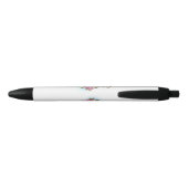 Stylo Noir Musical treble clef notes with sakura flowers (Dos)