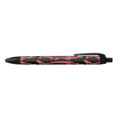 Stylo Noir nage d'esturgeon rouge (Haut)