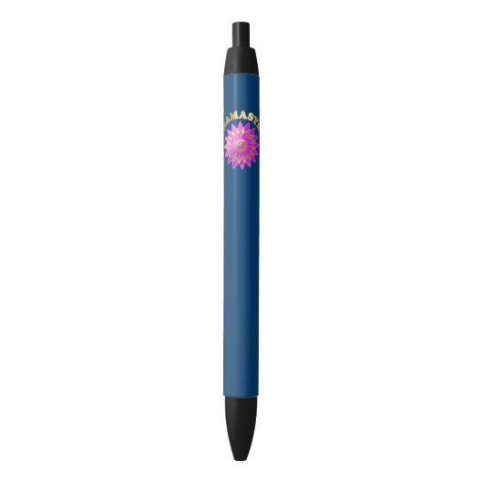 Stylo Noir Namaste (devant Vertical)