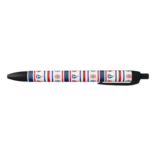 Stylo Noir Nautical design (Bas)