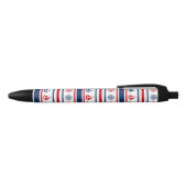 Stylo Noir Nautical design (Haut)