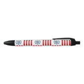 Stylo Noir Nautical design (Haut)