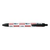 Stylo Noir Nautical design (Dos)