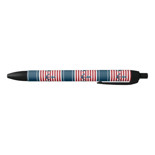 Stylo Noir Nautical design (Bas)