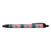 Stylo Noir Nautical design (Haut)