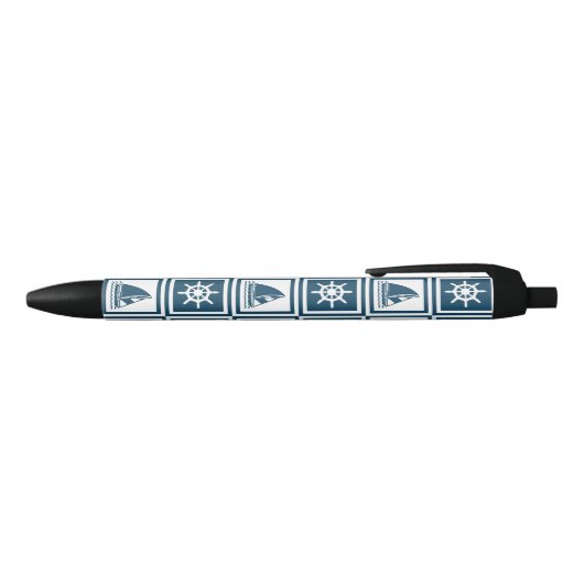 Stylo Noir Nautical themed design (Haut)