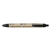 Stylo Noir Navire Vintage et carte (Dos)