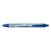 Stylo Noir Neige Bleue (Dos)