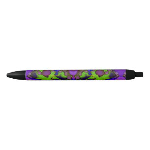 Stylo Noir Neon Bloomstorm