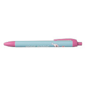 Stylo Noir Nerd Narwhal (Haut)