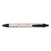 Stylo Noir Ninja nunchaku (Dos)