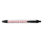 Stylo Noir No Vaping Red Ink Stamp (Dos)