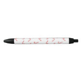 Stylo Noir Noël Canne à Sucre (Devant)
