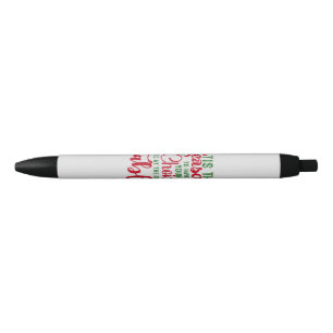 Stylo Noir Noël saison de design de choix
