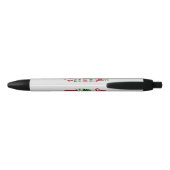 Stylo Noir Noël saison de design de choix (Dos)