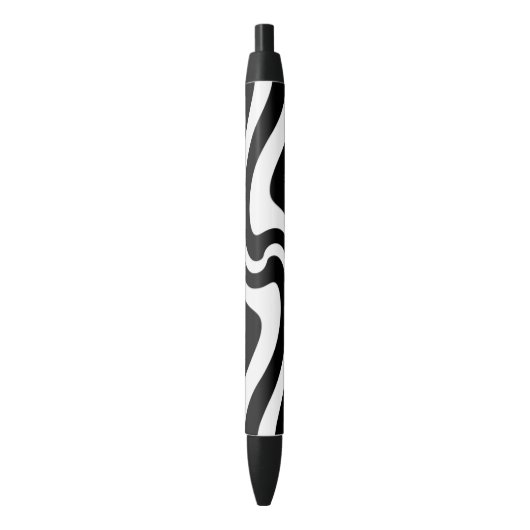 Stylo Noir Noir et blanc (devant Vertical)