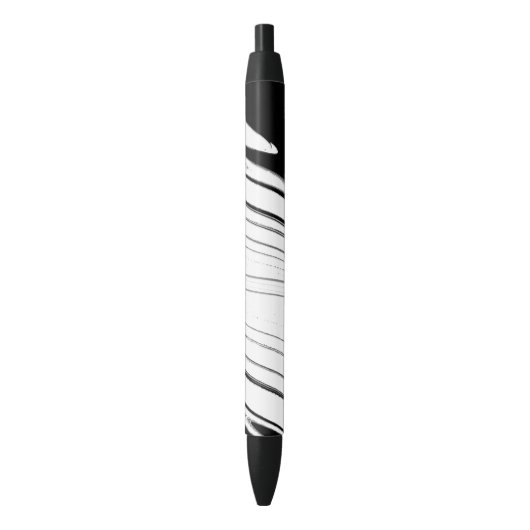 Stylo Noir Noir et Blanc Moderne (devant Vertical)
