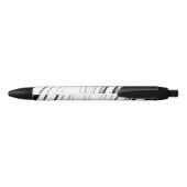 Stylo Noir Noir et Blanc Moderne (Dos)