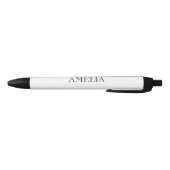 Stylo Noir Nom Amelia (Bas)