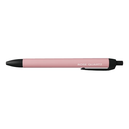 Stylo Noir Nom de couleur rose quartz rose (Bas)