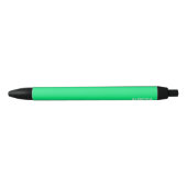 Stylo Noir Nom de couleur verte Aurora (Devant)