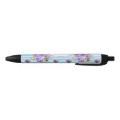 Stylo Noir Nom de fille chic et violet démodé Pansy rose (Bas)